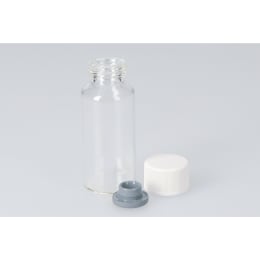 日電理化硝子 バキュームバイアル SVF-30 30mL 無色 メラミンキャップ 液状用フッ素ETFEライナーゴム栓セット 50組 203276