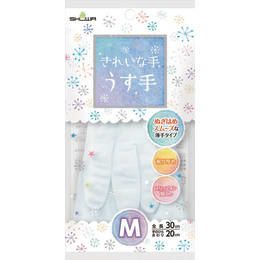 ショーワグローブ きれいな手　うす手　M　20双入