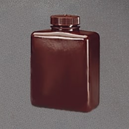 角型褐色びん 1L HDPE 6入