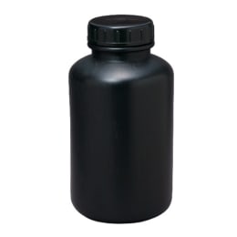 広口びん 黒色 PE 5L 0092BK