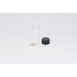 日電理化硝子 ねじ口瓶 SV-8 8mL 無色 フェノールキャップ フッ素PTFE/ニトリルパッキングセット 50組 251066