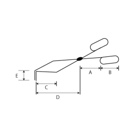 るつぼ挾み ステンレス製 450mm