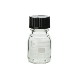 ねじ口びん(メジュームびん) 黒キャップ付 150mL 017200-1502A