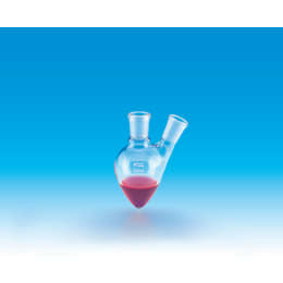 Fine共通摺合二口なし型フラスコ 50mL 中管15/25 側管15/25