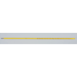 【販売終了】水銀棒状温度計 黄珀入 0~200℃ L450
