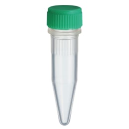 スクリューキャップチューブ 1.5mL コニカル型 緑 500本入