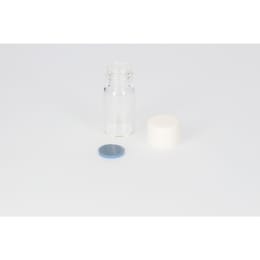 日電理化硝子 ねじ口瓶 無色 S-09A 2mL PPキャップ フッ素PTFE/シリコンパッキン 組合せセット 100組 250084