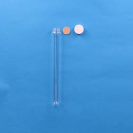 ねじ口試験管 ST-25 50mL 白キャップ フッ素PTFE/ニトリルパッキン付 30入 119239