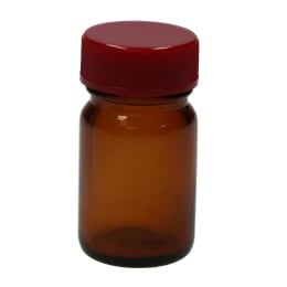 規格瓶 茶 2K 赤キャップ 中栓付 24mL 450本