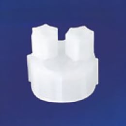 PFA耐圧容器用蓋 外1/8"tube接続用port×2 F-1330-008