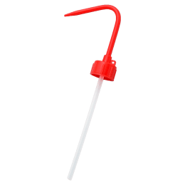 瑞穂化成工業 ポリ洗浄瓶ノズルセット 250mL用レッド 0175R