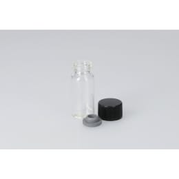 日電理化硝子 バキュームバイアルSVF-12 12mL 無色 フェノール黒キャップ 液状用ブチルゴム栓 50組 203423