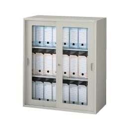 ガラス引違い書庫 NW-0911HG-AW