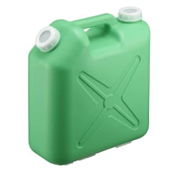 扁平缶 両口 10L ノズル無 グリーン