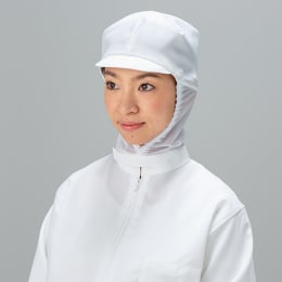 異物混入対策 キャップ JB474C 白 M