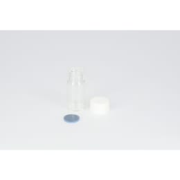 日電理化硝子 ねじ口瓶 無色 SV-5 5mL PPキャップ フッ素PTFE/シリコンパッキン 組合せセット 100組 250665