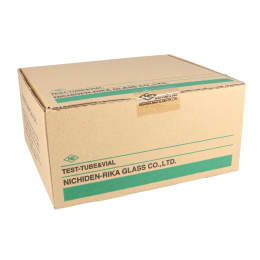 ねじ口瓶 無色 S-5 12mL メラミン白キャップ フッ素PTFE/ニトリルパッキン 組合せ 100組 250189