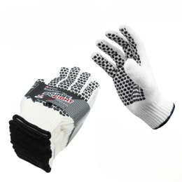 軍手 MWスクエア・エイト すべり止め付フリー帯付12双