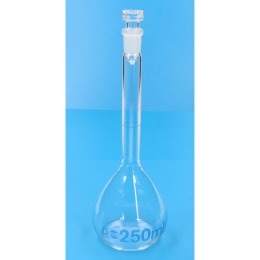 メスフラスコ 透明 250mL クラスA