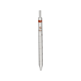 メスピペット 極太大穴 短形 先端目盛 カラーコード付 10mL 10本 020210-102A