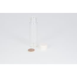 日電理化硝子 ねじ口瓶S-5 12mL 無色 メラミン白キャップ ダブルフッ素PTFEパッキン 100組 250129