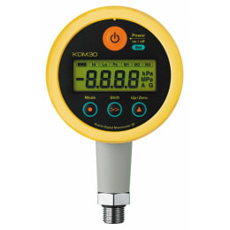 高精度デジタル圧力計 10MPaG 成績書付 黄