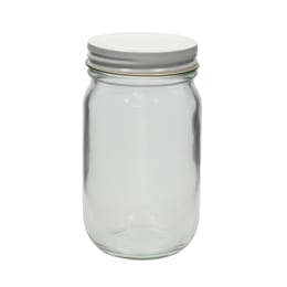 マヨネーズ瓶 225mL 白色金キャップ中栓付 50入