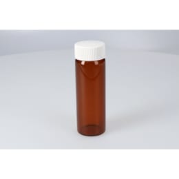 バキュームバイアル 茶色 SVF-100 100mL メラミンキャップ 液状用ブチル付 25組 203268