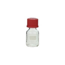 ねじ口びん(メジュームびん) 赤キャップ付 25mL 017200-2511A