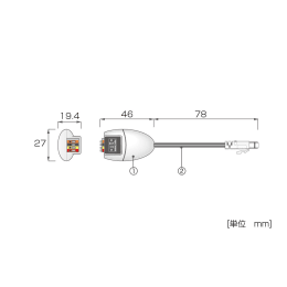 エスペックミック 電圧入力接続ケーブル VIH-1010