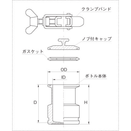 小容量ヘルールトップボトル STB-5 5mL