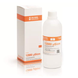ハンナインスツルメンツ・ジャパン EC標準液(スタンダードタイプ)12880 μS/cm(12.88mS/cm)@25℃ 500mL HI 7030L
