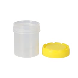 滅菌スクリューコップ 黄蓋 50mL 300入
