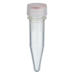 スクリューキャップチューブ 1.5mL コニカル型 クリア 滅菌 500本入