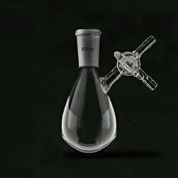 シュレンク管 ナス型 50mL 摺15/25 コック15/35