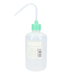 NT洗瓶 カラーキャップ 細口 500mL 色5 LGR ライトグリーン