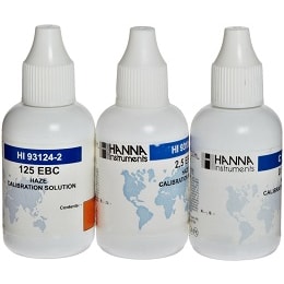ハンナインスツルメンツ・ジャパン 標準液セット(0、2.5、125EBCセット)30mL×3(各1本) HI 93124-03
