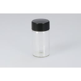 日電理化硝子 バキュームバイアルSVF-50 50mL 無色 フェノール黒キャップ 液状用ブチルゴム栓 50組 203427