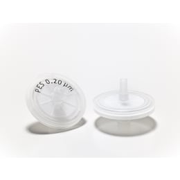 ABLUOシリンジフィルター Φ13mm FLL/MLS PP透明ハウジング PTFE 0.20μm 100pc