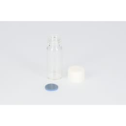 日電理化硝子 ねじ口瓶 無色 S-09B 3mL PPキャップ フッ素PTFE/シリコンパッキン 組合せセット 100組 250085