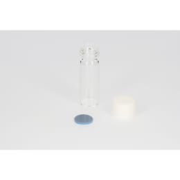 日電理化硝子 ねじ口瓶 無色 S-08 2mL PPキャップ フッ素PTFE/シリコンパッキン 組合せセット 100組 250083