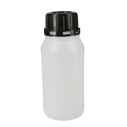 不正開封防止式広口瓶 HDPE 白 250mL 15710