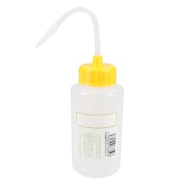 NT洗瓶 BII型 カラーキャップ 広口 250mL 色1 LY レモンイエロー