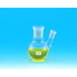 【販売終了】NS(共通摺合せ)二口なすフラスコ 100mL 29-19