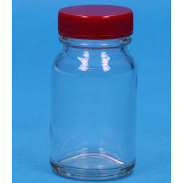規格瓶 No.9 赤キャップ 中栓付 85mL 100本