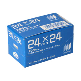 カバーグラス#1 24×24 200枚 C024241