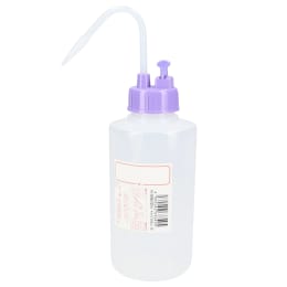 NT洗瓶 B型 弁付 カラーキャップ 500mL 色9 LVI ライトバイオレット