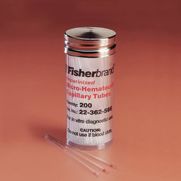 ヘマトクリットチューブ プレイン 200本 22-362-574