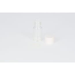 日電理化硝子 ねじ口瓶 S-09A 2mL 無色 メラミンキャップ シリコーンゴムパッキングセット 100組 250144