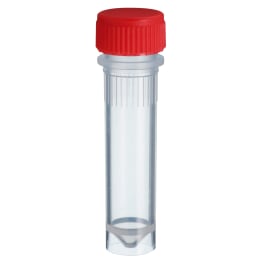 スクリューキャップチューブ 2.0mL 自立型 赤 滅菌 500本入